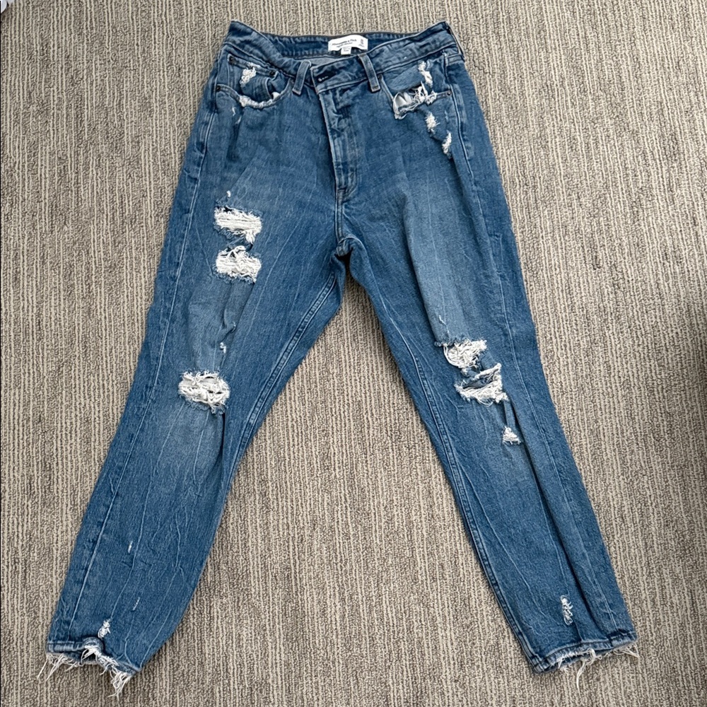 Abercrombie curve love mom Jeans
